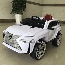 Детский электромобиль M 3584 EBLR-1 Lexus, кожаное сиденье, белый